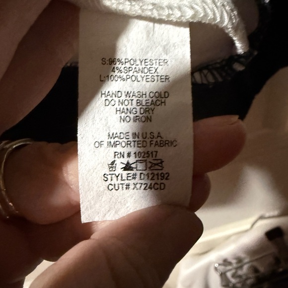 Soprano Black and White 3/4 length Sleeve Dress like new size S - Picture 5 of 5